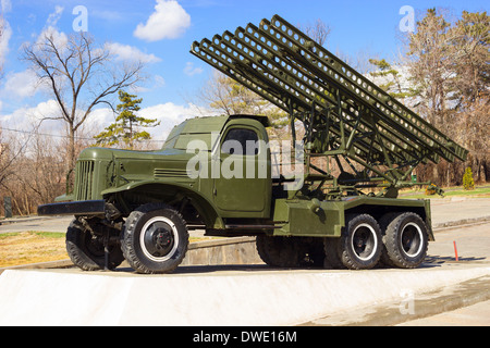 Soviet Katyusha rocket launcher Stock Photo