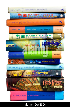 Harry potter books stack hi-res stock photography and images - Alamy