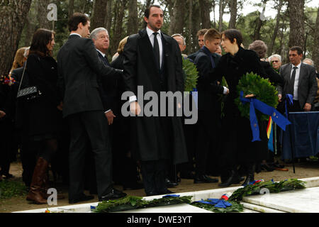 Tatoi, Greece. 6th Mar, 2014. Prince NIKOLAOS of Greece. On the occasion of the 50th anniversary of King Paul's death his children, King Constantine II of Greece, Queen Anna-Maria, Queen SofÃa of Spain and Princess Irene, and many other family members gathered in the Greek capital to hold a memorial service for their parents Credit:  Aristidis Vafeiadakis/ZUMAPRESS.com/Alamy Live News Stock Photo
