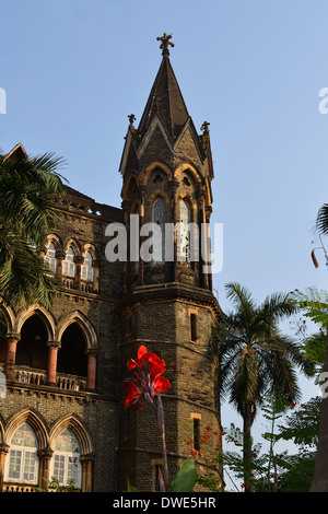 Detail of building of Mumbai University Stock Photo