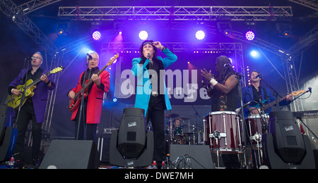 Showaddywaddy live at Berkofest 2013, Berkhamsted, Hertfordshire Stock Photo