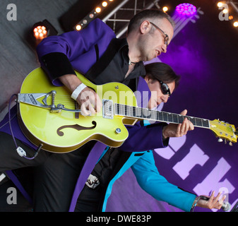 Showaddywaddy live at Berkofest 2013, Berkhamsted, Hertfordshire Stock Photo