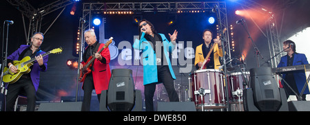 Showaddywaddy live at Berkofest 2013, Berkhamsted, Hertfordshire Stock Photo