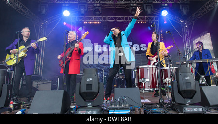 Showaddywaddy live at Berkofest 2013, Berkhamsted, Hertfordshire Stock Photo