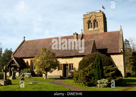 Holy Trinity and St. Thomas of Canterbury Church, Ettington, Warwickshire, England, UK Stock Photo