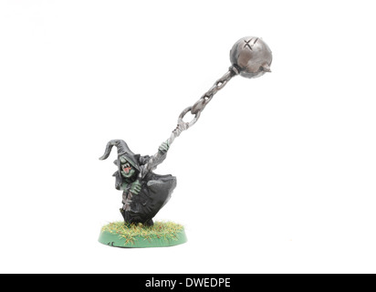 Night Goblin fanatic Painted by author Stock Photo