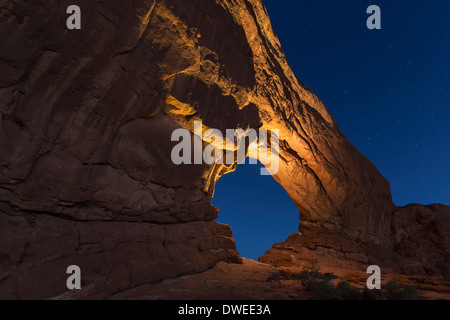 North Window, Arches National Park, Moab, Utah USA Stock Photo