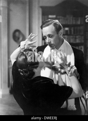Wendy Hiller and Leslie Howard, on-set of the Film, 'Pygmalion', 1938 Stock Photo