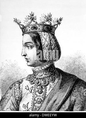 Isabella I of Castile (1451-1504), Queen of Castile and Leon, 1474-1504, Wife of Ferdinand II of Aragon Stock Photo