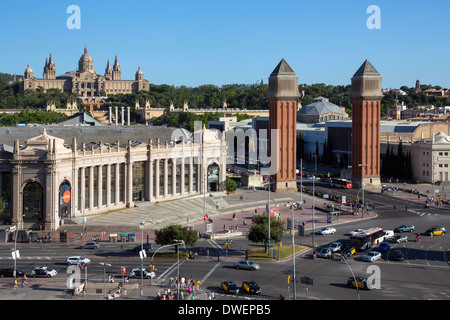 The National Palace - Montjuic district of Barcelona in the Catalonia region of Spain. Stock Photo