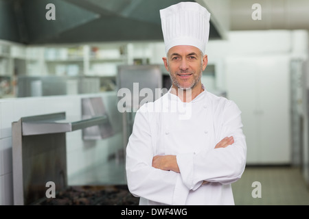 Confident chef looking at the camera Stock Photo