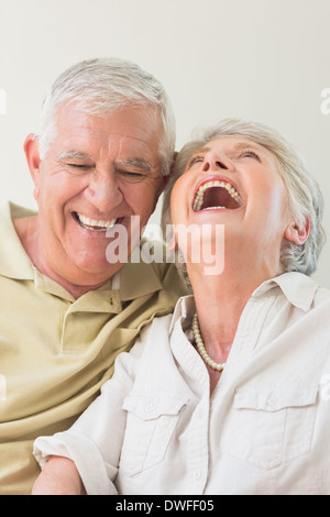 Senior couple laughing together Stock Photo