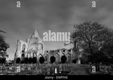 Winter, Crowland Abbey, Crowland town, Lincolnshire County, England UK Stock Photo