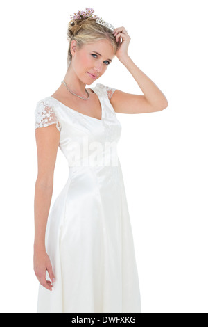 Portrait of confident bride posing Stock Photo