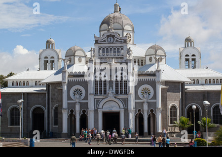 Cartago. Basilica de Nuestra Senora de los Angeles. Cathedral of our Lady of the Angels. Costa Rica's most important church. Stock Photo