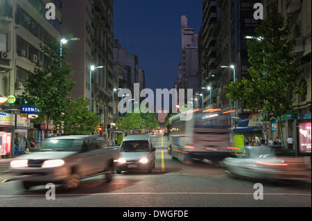 Traffic, Montevideo Stock Photo