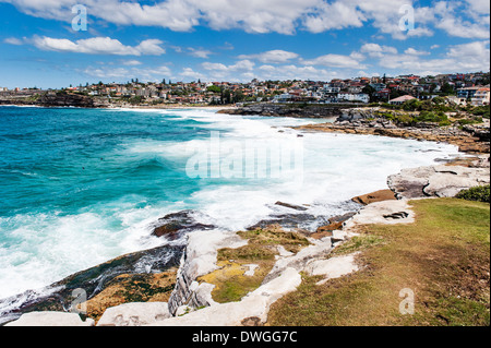 Bronte Beach round the corner from Bondi Beach in Sydney Australia Stock Photo