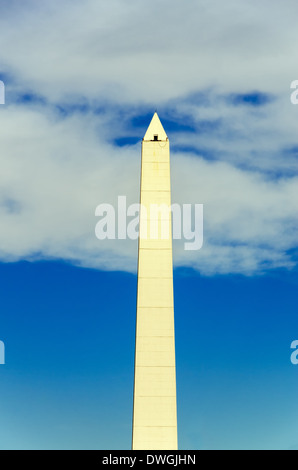 The obelisk, a historic monument in Buenos Aires, Argentina Stock Photo