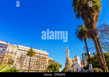 View of the Plaza de Mayo in the center of Buenos Aires, Argentina Stock Photo