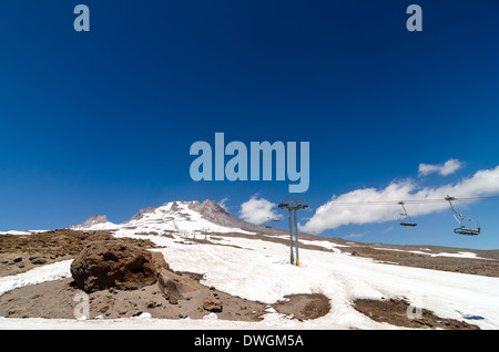 Magic Mile Chairlift on Mount Hood in summer Stock Photo