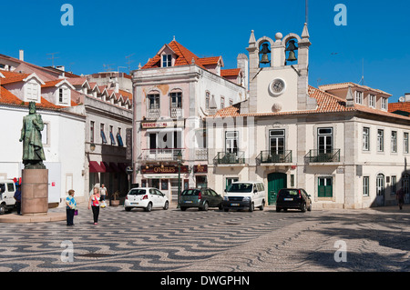 Town Square, Cascais Stock Photo