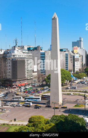 Buenos Aires, Avenida 9 de Julio Stock Photo