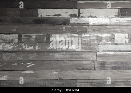 Old wood background of black and white color. Stock Photo