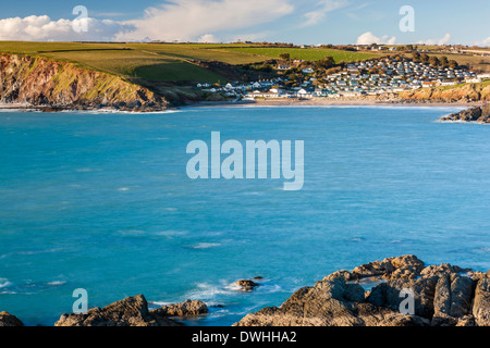 Burgh Island, Bigbury-on-Sea, South Hams, Devon, England, Europe. Stock Photo