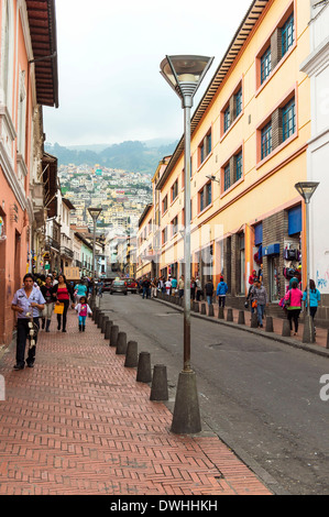 Quito - Calle Chile Stock Photo