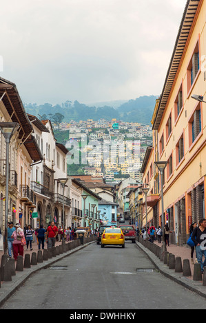 Quito - Calle Chile Stock Photo