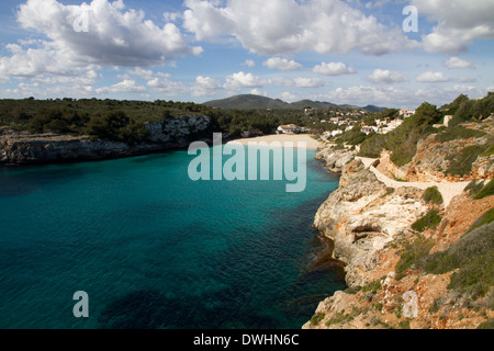 Mallorca Majorca spain Cala Romantica East coast east coast near Portocristo Balearic Islands Spain Stock Photo