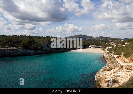 Spain Mallorca Majorca Cala Romantica East coast  near Portocristo Balearic Islands Spain Stock Photo
