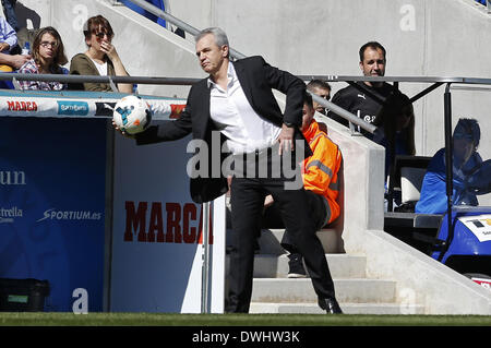 Barcelona, Spain. 9th Mar, 2014. Javier Aguirre in the match between RCD Espanyol and Elche, for the Week 27 of the Spanish League match at the Cornella-El Prat stadium on March 9, 2014. Photo: Joan Valls/Urbanandsport/Nurphoto. Credit:  Joan Valls/NurPhoto/ZUMAPRESS.com/Alamy Live News Stock Photo