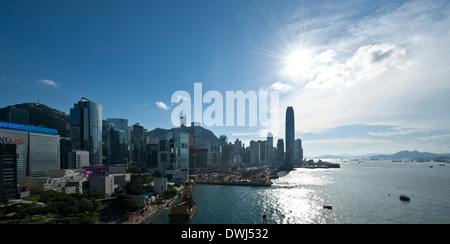 Hong Kong Central skyline Stock Photo