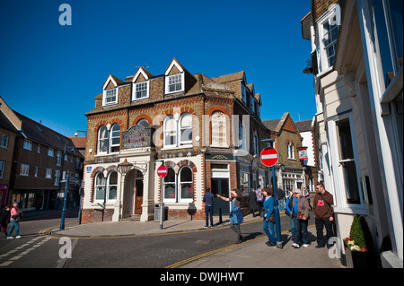 The Duke of Cumberland Hotel in Whitstable town centre, Kent, UK Stock Photo