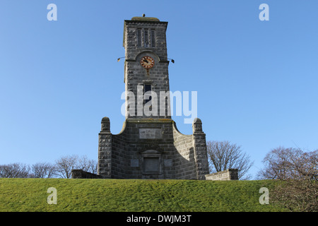 Helmsdale war memorial Scotland  March 2014 Stock Photo