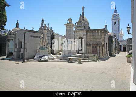 South America, Argentina, Buenos Aires, Recoleta Cemetery Stock Photo