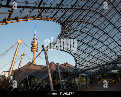 A View From Munich Olympiaturm To Olympic Stadium From The 1972s Olympic Summer Games 2k9gk9m