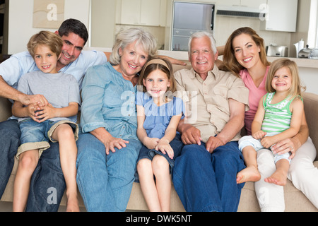 Family spending leisure time Stock Photo