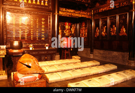 Temple at the Wild Goose Pagoda in downtown Xian, China Stock Photo