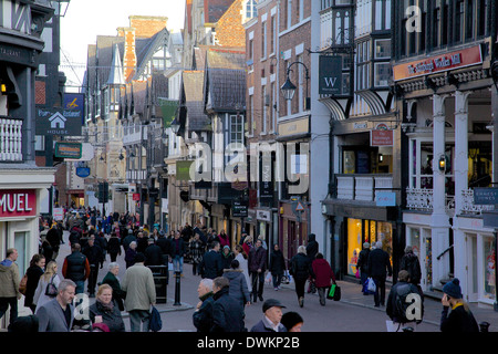 Eastgate Street, Chester, Cheshire, England, United Kingdom, Europe Stock Photo