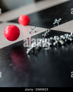 Game of jacks Stock Photo