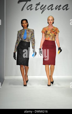Los Angeles, CA, USA . 09th Mar, 2014. Models walk the runway at Tatyana Designs - Bettie Page collection during Style Fashion Week Fall 2014 on March 09, 2014 in Los Angeles Credit:  Anton Oparin/Alamy Live News Stock Photo