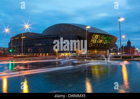 Millennium Centre, Cardiff Bay, Cardiff, Wales, United Kingdom, Europe Stock Photo