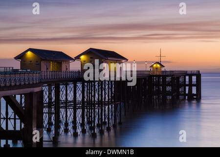 Penarth Pier, near Cardiff, Vale of Glamorgan, Wales, United Kingdom, Europe Stock Photo