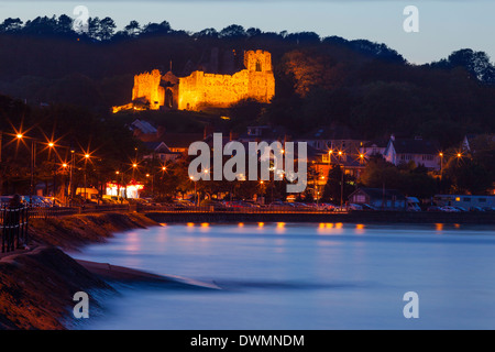 Oystermouth Castle, Mumbles, Swansea Wales, United Kingdom, Europe Stock Photo