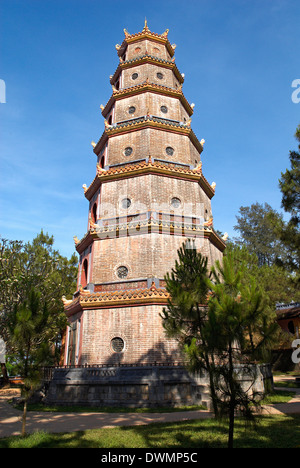 Thien Mu Pagoda, Hue, Vietnam, Indochina, Southeast Asia, Asia Stock Photo