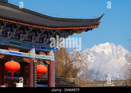 Mu Family residence, City of Lijiang, UNESCO World Heritage Site, Yunnan, China, Asia Stock Photo