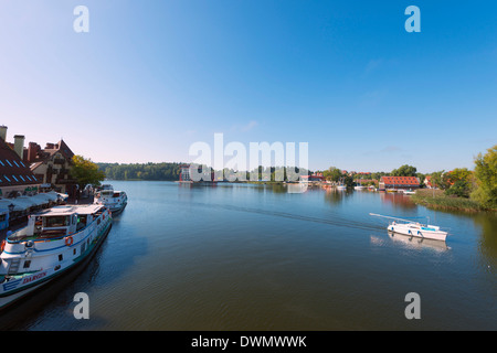 Lake Mikolajskie, Mikolajki, Great Masurian Lakes, Masuria, Poland, Europe Stock Photo