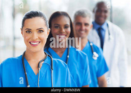 group of modern medical professionals portrait Stock Photo